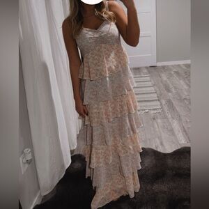 Floral Tiered Maxi Dress